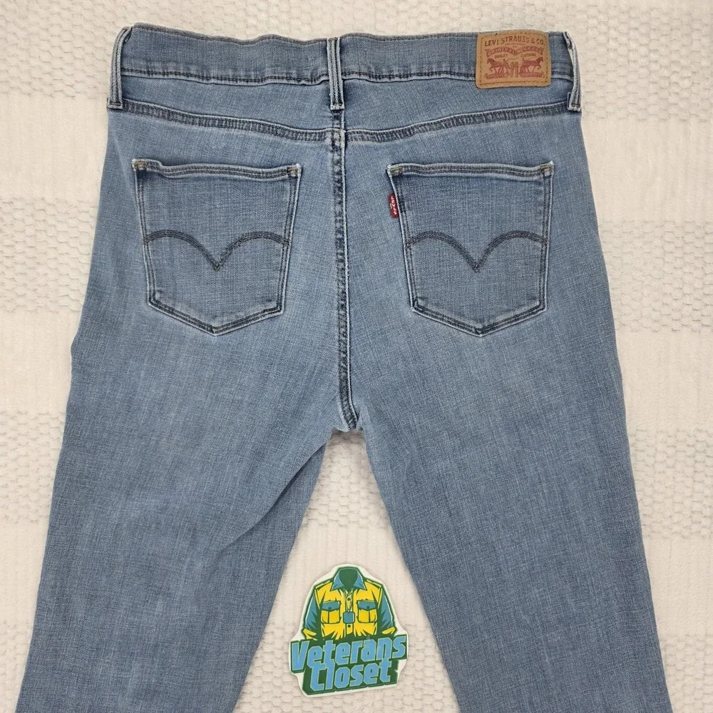 Levis 527 Slim Bootcut Jeans Mens 31x32 Blue Low Rise Denim Cowboy 31 x 31.5